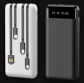 NeverDark 20000mAh Power Bank — Built-In Cables | Never Lose Your Charger Again