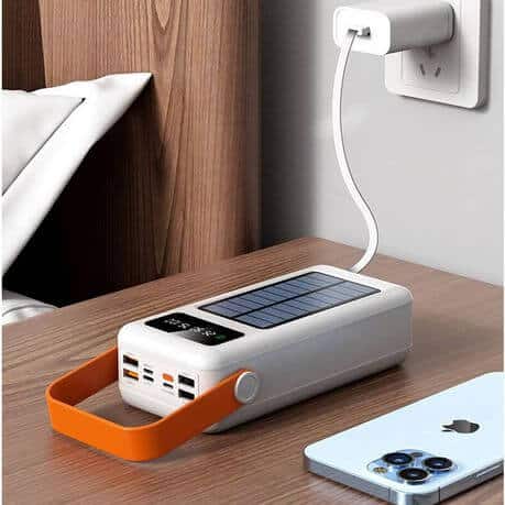 NeverDark 50000mAh Solar Power Bank — Charge Everything, Need Nothing From Eskom