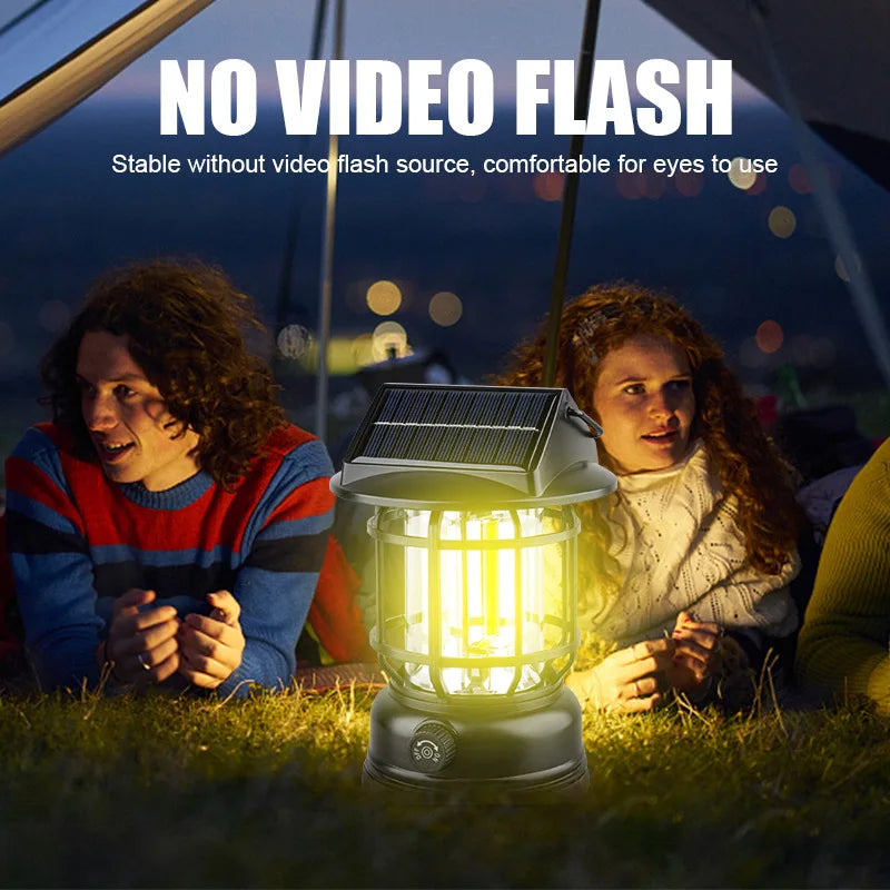 NeverDark Solar + USB LED Lantern — Stage 6 Proof Lighting