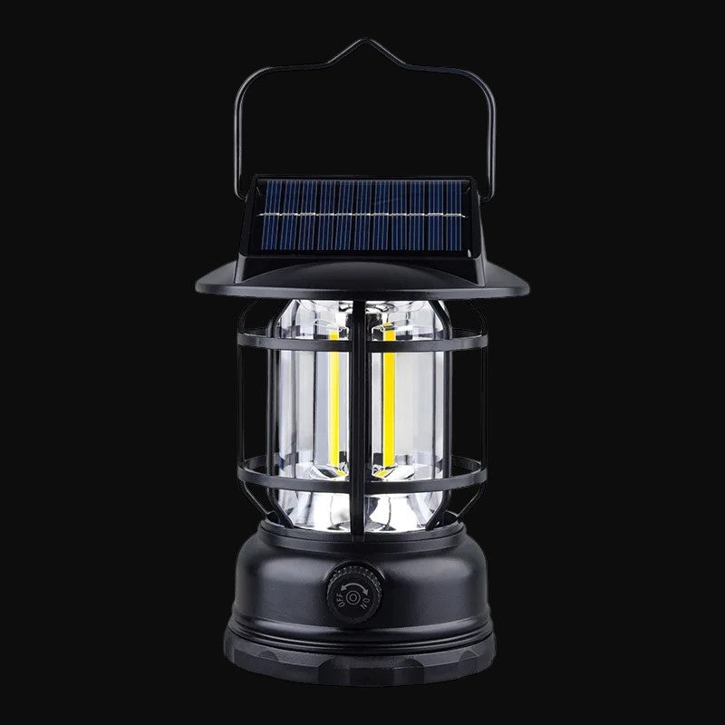 NeverDark Solar + USB LED Lantern — Stage 6 Proof Lighting